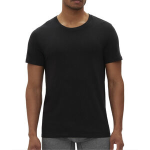 GAP Men 3-Pk Cotton Crewneck Undershirt Black XL